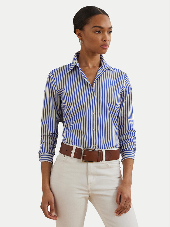 Снимка на LAUREN RALPH LAUREN Риза 200970765001 Син Classic Fit