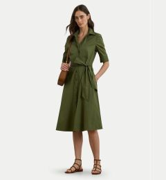 Снимка на LAUREN RALPH LAUREN Рокля тип риза 200748950014 Зелен Regular Fit