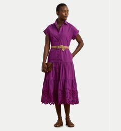 Снимка на LAUREN RALPH LAUREN Рокля тип риза 200970821001 Виолетов Regular Fit