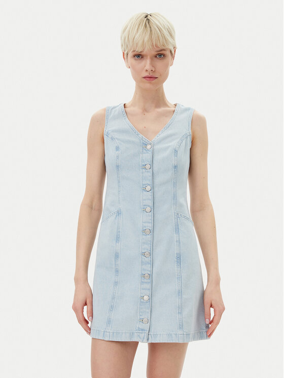 Снимка на Levi's® Дънкова рокля Vianna Vest 001WL-0000 Светлосиньо Regular Fit