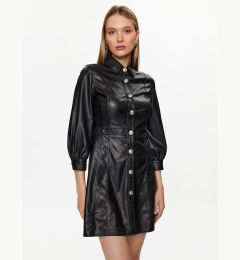 Снимка на Liu Jo Рокля от имитация на кожа MF3042 E0392 Черен Regular Fit