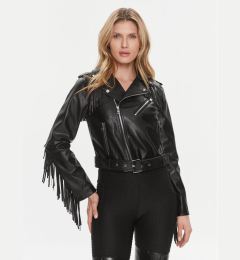 Снимка на Liu Jo Яке от имитация на кожа WA4020 E0887 Черен Regular Fit