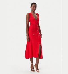Снимка на LOLA CASADEMUNT Плетена рокля LS2516003 Червен Regular Fit