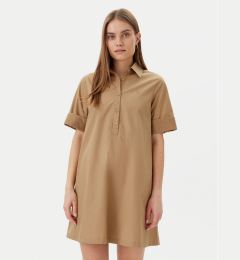 Снимка на LOLA CASADEMUNT Рокля тип риза LS2516065 Бежов Regular Fit