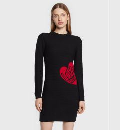 Снимка на LOVE MOSCHINO Плетена рокля WSE0810X A125 Черен Regular Fit