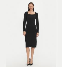 Снимка на Luisa Spagnoli Плетена рокля Mandola 58510 Черен Regular Fit