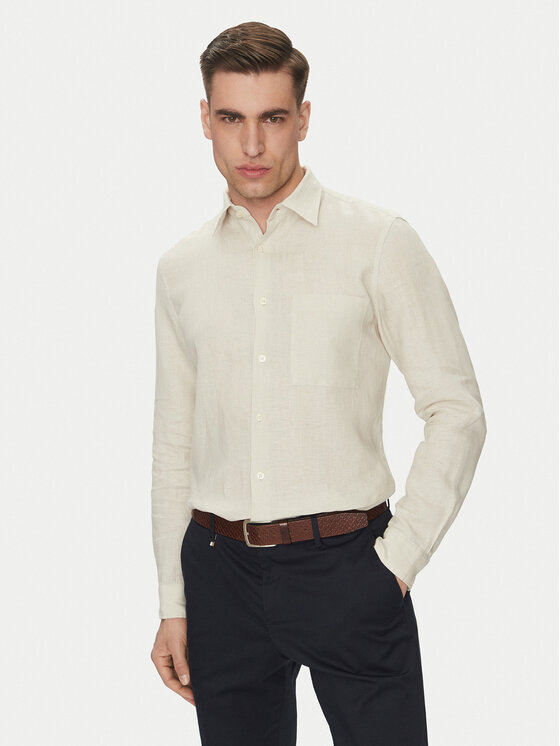Снимка на Marc O'Polo Риза 523 7428 42318 Бежов Regular Fit