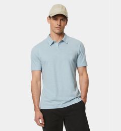 Снимка на Marc O'Polo Тениска с яка и копчета 423 2176 53018 Светлосиньо Regular Fit