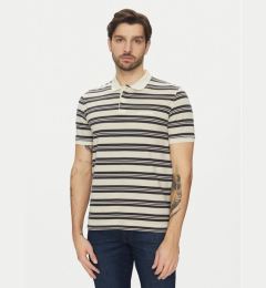 Снимка на Marc O'Polo Тениска с яка и копчета 522 2068 53040 Бежов Regular Fit