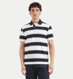 Снимка на Marc O'Polo Тениска с яка и копчета 522 2145 53046 Черен Regular Fit