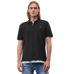 Снимка на Marc O'Polo Тениска с яка и копчета B21223053092 Черен Regular Fit