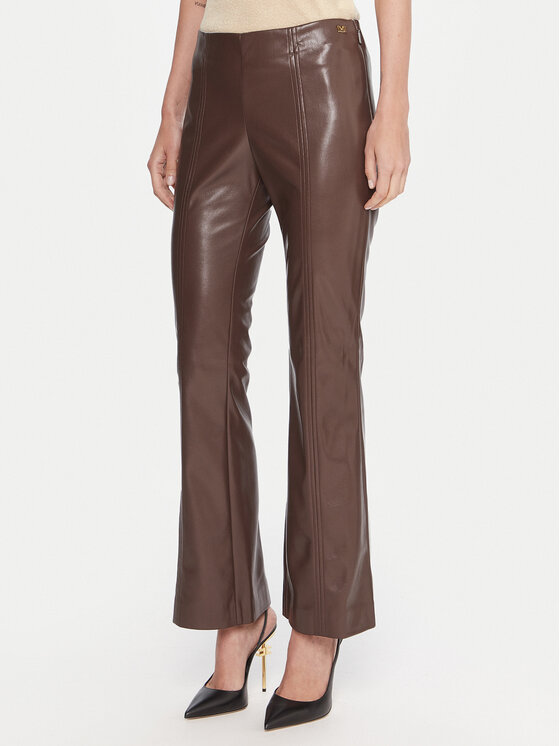 Снимка на Marciano Guess Панталони от имитация на кожа 5BGB09 7389A Кафяв Slim Fit
