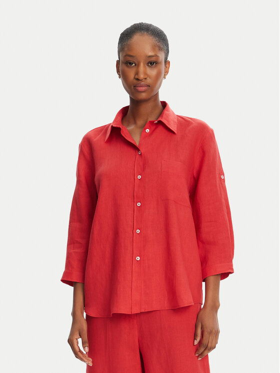 Снимка на Marella Риза Boboli1 2515111232 Червен Regular Fit