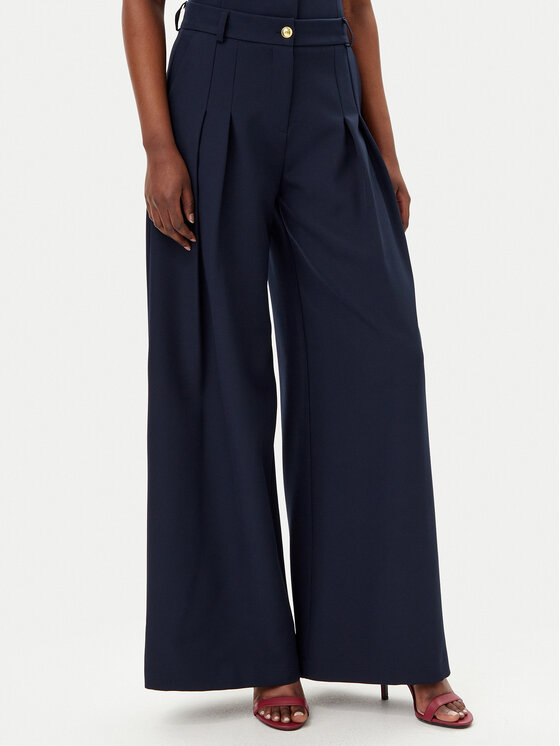 Снимка на Maryley Текстилни панталони 25EB579/43BL Тъмносин Regular Fit