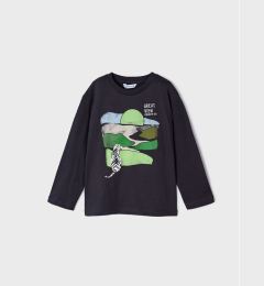 Снимка на Mayoral Блуза 3025 Черен Regular Fit