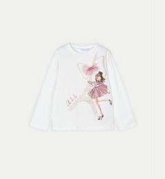Снимка на Mayoral Блуза 4063 Бежов Regular Fit