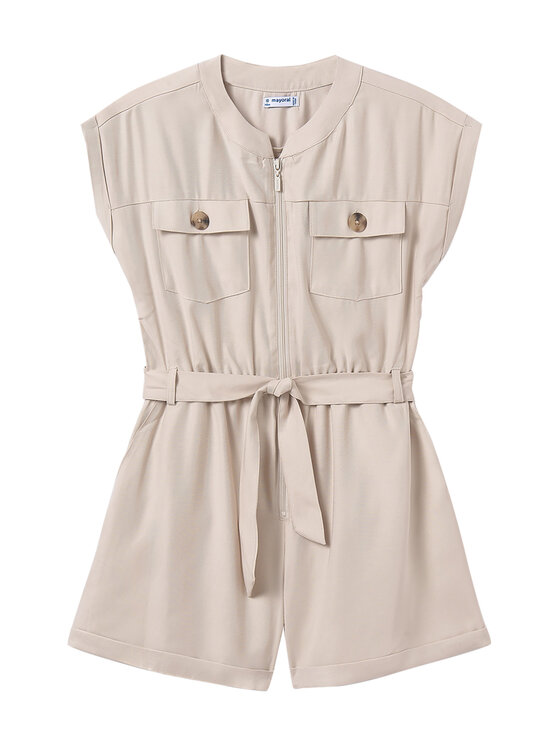 Снимка на Mayoral Гащеризон 6866 Бежов Regular Fit