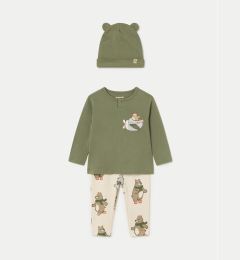 Снимка на Mayoral Комплект блуза и панталон 2639 Зелен Regular Fit
