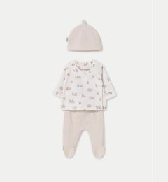 Снимка на Mayoral Комплект блуза и ританки 9906 Бежов Regular Fit