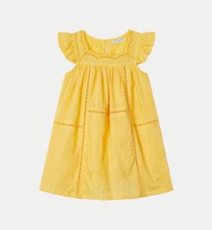 Снимка на Mayoral Лятна рокля 3930 Жълт Regular Fit