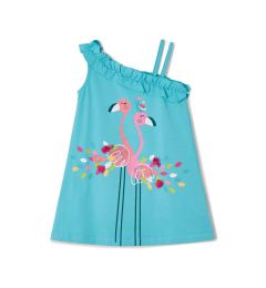 Снимка на Mayoral Лятна рокля 3937 Син Regular Fit