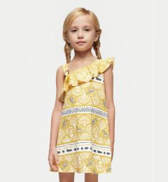 Снимка на Mayoral Лятна рокля 3951 Жълт Regular Fit