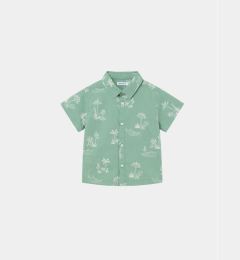 Снимка на Mayoral Риза 1112 Зелен Regular Fit
