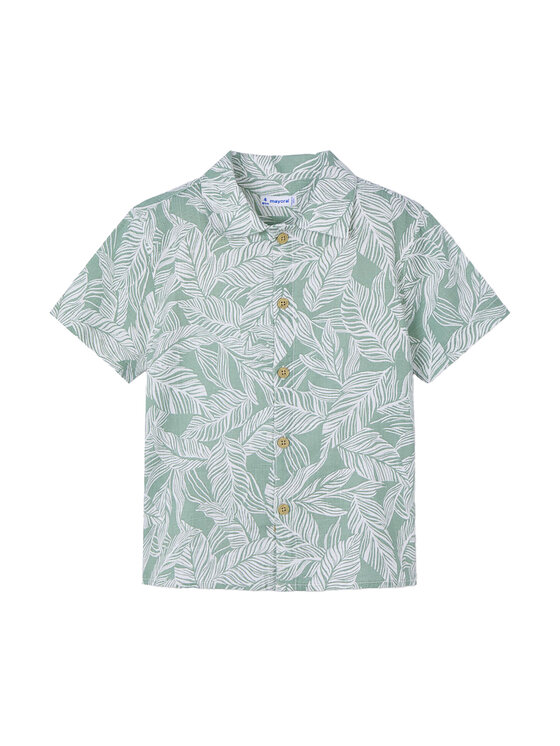 Снимка на Mayoral Риза 3115 Зелен Regular Fit