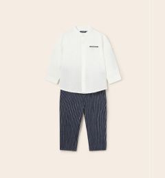 Снимка на Mayoral Текстилни панталони 1527 Тъмносин Regular Fit