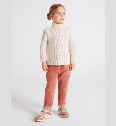 Снимка на Mayoral Текстилни панталони 4504 Розов Regular Fit