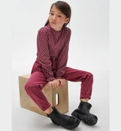 Снимка на Mayoral Текстилни панталони 7.510 Виолетов Regular Fit