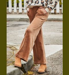 Снимка на Mayoral Текстилни панталони 7549 Кафяв Regular Fit