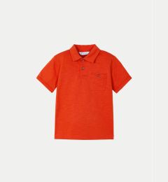 Снимка на Mayoral Тениска с яка и копчета 3109 Червен Regular Fit