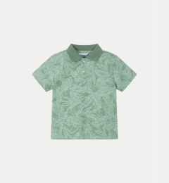 Снимка на Mayoral Тениска с яка и копчета 3110 Зелен Regular Fit