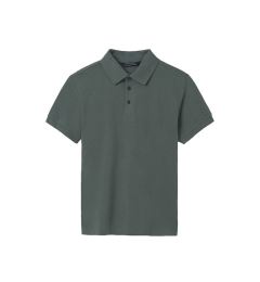 Снимка на Mayoral Тениска с яка и копчета 890 Зелен Regular Fit