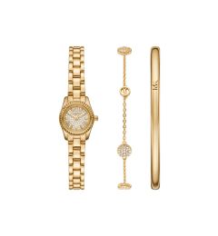 Снимка на Michael Kors Комплект часовник и гривна Lexington Set MK4944SET Златист