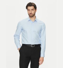 Снимка на Michael Kors Риза MK0DS01501 Светлосиньо Slim Fit