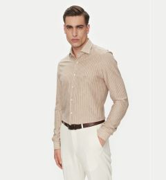 Снимка на Michael Kors Риза MK0DS01538 Бежов Slim Fit