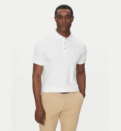 Снимка на Michael Kors Тениска с яка и копчета CB95FGVC93 Бял Regular Fit