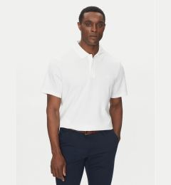 Снимка на Michael Kors Тениска с яка и копчета CS552GZH5J Бял Regular Fit