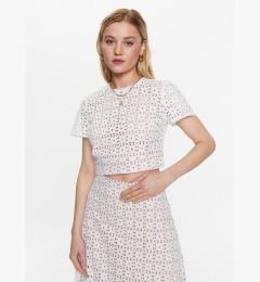 Снимка на MICHAEL Michael Kors топ MS340HG8BK Бял Slim Fit