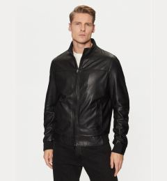 Снимка на Milestone Кожено яке Gilberto 511059 60395 Черен Regular Fit