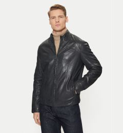 Снимка на Milestone Кожено яке Winston 511099 60600 Тъмносин Regular Fit