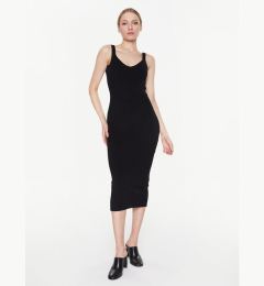 Снимка на MMC Studio Плетена рокля Light Skin Черен Slim Fit