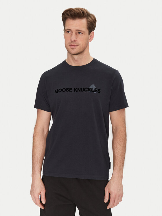 Снимка на Moose Knuckles Тишърт Conway M15MT760 Тъмносин Regular Fit