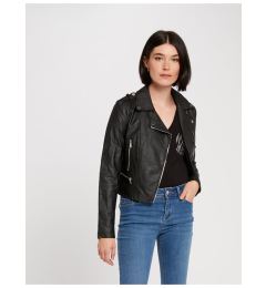 Снимка на Morgan Яке от имитация на кожа 202-GRAMMO.N Черен Regular Fit