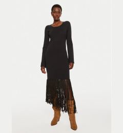 Снимка на Munthe Плетена рокля Toady 243134024376 Черен Slim Fit