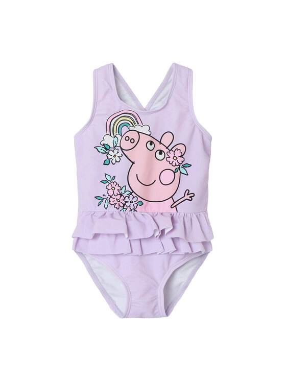 Снимка на NAME IT Бански костюм PEPPA 13239634 Виолетов