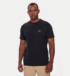 Снимка на Napapijri Тишърт S-Badge NP0A4I3N Черен Regular Fit