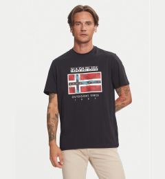 Снимка на Napapijri Тишърт S-Dorees NP0A4IBE Черен Regular Fit
